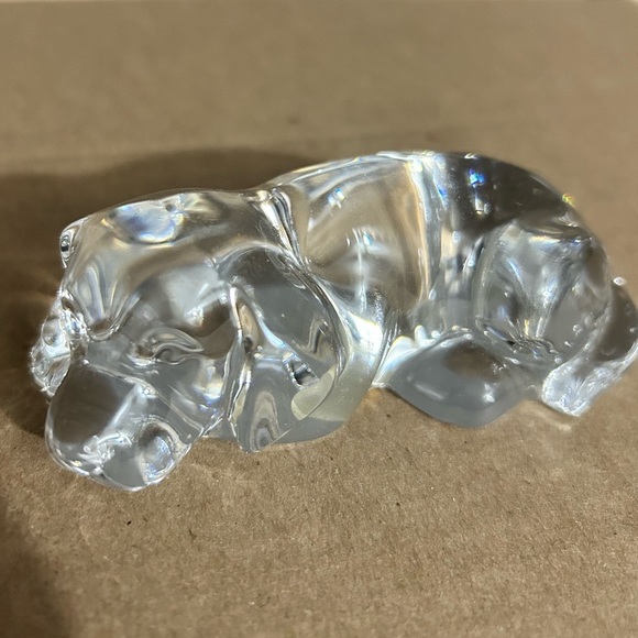 Princess House Crystal dog figure- paperweight-decor-or gift-preloved - Picture 8 of 9